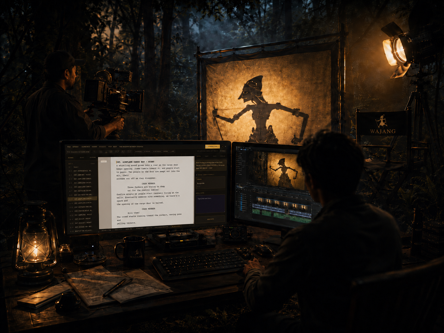 Wajang production workspace