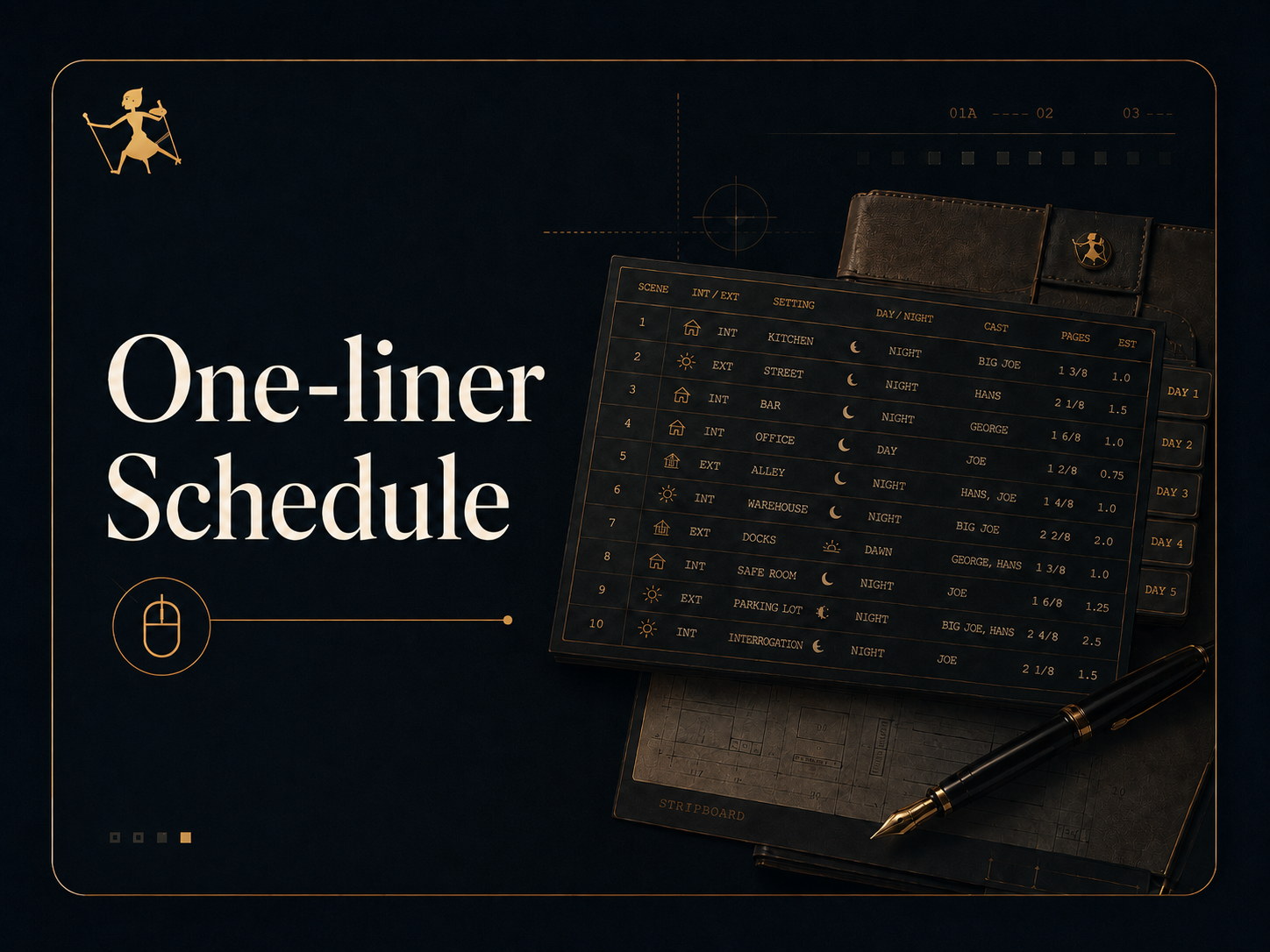 One-Liner Schedule